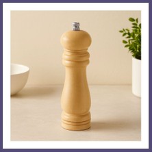 Teknokapsül Ahşap Tuz ve Baharat Öğütücü 15 cm (Çap 4.5 Cm) Bzsth