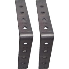 Hesaplı Hırdavat Delikli L Köşebent 15X75 Galvaniz Gönye Bağlantı 2 Adet