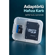 MiraLive Adaptörlü 16 GB Hafıza Kartı Şeffaf Kutu Içinde