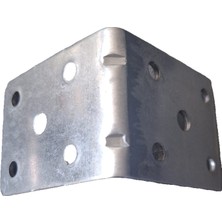 Hesaplı Hırdavat Geniş Gönye 40X50 Galvaniz Delikli Köşebent L Bağlantı