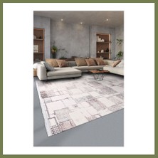Candar Ticaret Youdayhomecollection Eyna Model Oturma Odası Halısı · Ebat: 120X120 Srh