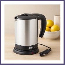 Teknokapsül Araç Içi Kettle 24V 0.8l Paslanmaz Çelik 200W Bzsth