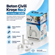 KSB Store Beton Çivili Kroşe No:2 (2x4 Antigron) – 100 Adet