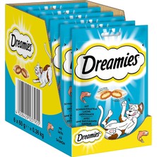 KSB Store Dreamies Somonlu Kedi Ödül Maması 60 G x 6 Adet, 1 Kutu