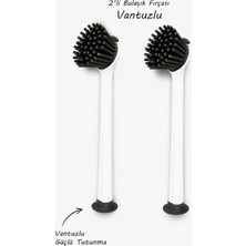 KSB Store Ata Home 2 Adet Vantuzlu Mutfak Banyo Tezgah Üstü Silikon Bulaşık Yıkama Lavabo Temizleme Tezgah Fırçası