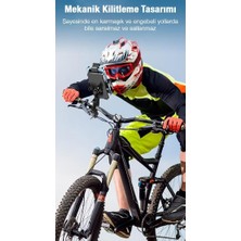 Str Store Sarsıntı Önleyici Otomatik Kilitli Gidon Motosiklet Tutucu Bisiklet Tutucu Scooter Tutucu Yatay Dikey