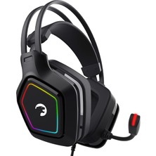 Str Store Mihawk USB Oyun Kulaklığı - 7.1 Sanal Surround Ses, 50MM Sürücülere Sahip Kablolu Rgb LED Kulaklıklar, Konforlu Tasarım, 360 Mekansal Ses, Gürültü Önleyici Mikrofon, Pc, Dizüstü Bilgisayar
