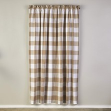 Str Store By Saturday Knight Ltd. Grandin Perde Paneli, 40X63, Taba Rengi/beyaz