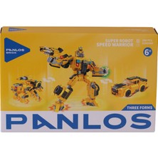 Vavis P626006- Dönüşen Robotlar Block Oyuncak-Kırmızı - 1 Adet