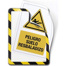 Str Store Tarifold 194974 Praesentationsrahmen, Magneto Safety Line, Dın A4, Pvc, 2 Adet