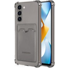 Str Store Samsung Galaxy S23 Için Card Slot Shock Kılıf Siyah [galaxy S23 ile Uyumlu Kılıf - Siyah]