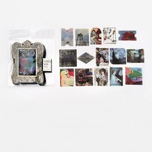 Str Store Impresyonist Pul Temalı 45 Adet Sticker Seti • Bullet Journal