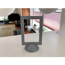 SBN - Store Modern Fotoğraf Çerçevesi – Masaüstü ve Raf Üstü Dekoratif Resimlik-Gri