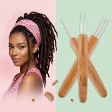 İyisi Olsun Bambu Saplı 0.75 mm Rasta Tığ Seti - Profesyonel Rasta ve Örgü Tığı