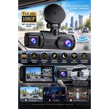 Drop Full Hd 1080P Çift Kamera 180° Geniş Açı Wifi Şarjlı Kullanım Najmaddin