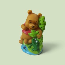 Hureggo Disney Winnie The Pooh & Kurbağa Koleksiyonluk Vintage Plastik Kumbara (Alt Lastik Kapağı Yok)14 cm