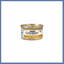 Gourmet Kıyılmış Hindi Etli Yetişkin Kedi Konservesi 6 Adet 85 gr Aanova