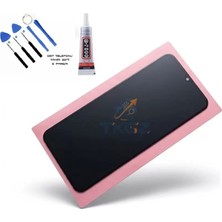 Tkgz - Vivo Y35 Ile Uyumlu LCD Ekran Dokunmatik Servis LCD Ekran + B-7000 + Tamir Kiti