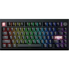 Mythriva Fantech MK921 Maxfıt8 Black White Switch Hotswap Rgb Kablosuz Ingilizce Mekanik Gaming Klavye