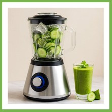 Bezos Doğrayıcı Blender 400W 1.5l Cam Hazne 6 Bıçak Buz Kırıcı Umt