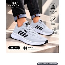 Branca Unisex Kadın Erkek Yarı Ortapedik Günlük Spor Sneaker Yürüyüş Outdoor Ayakkabı Buz - Siyah