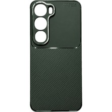 Uryport Vivo Y31 5g Auto Focus Karbon Kapak - Yeşil