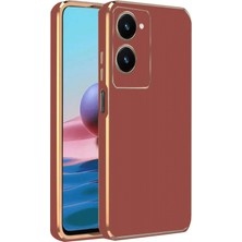 Uryport Vivo Y18 Kılıf Volet Silikon - Kırmızı