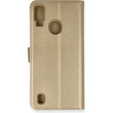 Uryport Reeder P13 Blue Kılıf Trend S Plus Kapaklı Kılıf - Gold
