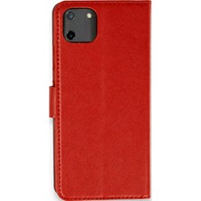 Uryport Realme C11 Trend S Plus Kapaklı Telefon Kılıf - Kırmızı