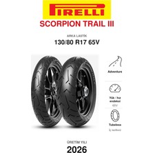 Pirelli Scorpion Trail Iıı 130/80 R17 65V Arka Motosiklet Lastiği (2026)