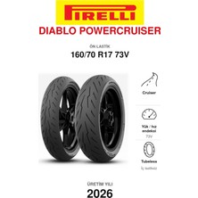 Pirelli Diablo Powercruiser 160/70 R17 73V Ön Motosiklet Lastiği (2026)