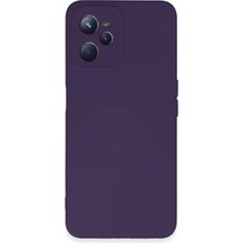Uryport Realme C35 Kılıf Nano Içi Kadife Silikon - Mor