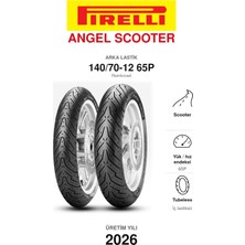 Pirelli Angel Scooter 140/70-12 65P Reinforced Arka Motosiklet Lastiği (2026)