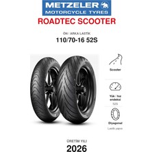 Metzeler Roadtec Scooter 110/70-16 52S Ön/arka Motosiklet Lastiği (2026)