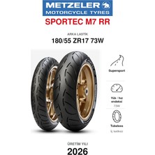 Metzeler Sportec M7 Rr 180/55 ZR17 73W Arka Motosiklet Lastiği (2026)