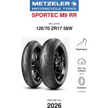 Metzeler Sportec M9 Rr 120/70 ZR17 58W Ön Motosiklet Lastiği (2026)