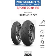 Metzeler Sportec 01 Rs 180/55 ZR17 73W Arka Motosiklet Lastiği (2026)