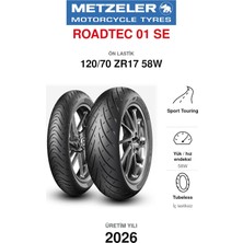 Metzeler Roadtec 01 Se 120/70 ZR17 58W Ön Motosiklet Lastiği (2026)