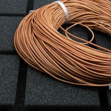 ve Hobi Hakiki Sırım Deri Ip Natural 1.5 mm 5 Metre