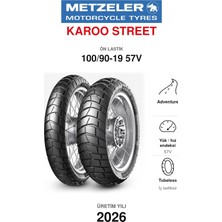Metzeler Karoo Street 100/90-19 57V Ön Motosiklet Lastiği (2026)