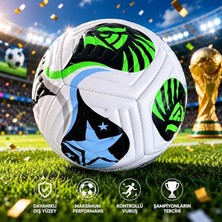 Kupası Desenli Dikişli Futbol Topu No:5 Profesyonel