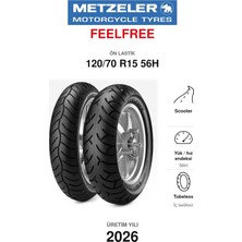Metzeler Feelfree 120/70 R15 56H Ön Motosiklet Lastiği (2026)