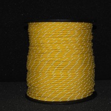 4 mm Reflektörlü Paracord Ip No:48 10 Metre Sarı