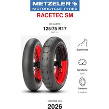 Metzeler Racetec Sm 125/75 R17 Nhs K1 Ön Motosiklet Lastiği (2026)