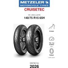 Metzeler Cruisetec 140/75 R15 65H Ön/arka Motosiklet Lastiği (2026)