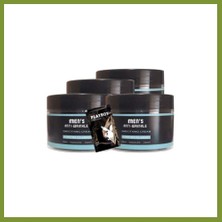 Bezos Men's 4 Adet 100 ml SNMP20356 Erkek Yüz Cilt Kremi Antiwrinkle Smoothing Cream + Yanında Jel Vlr