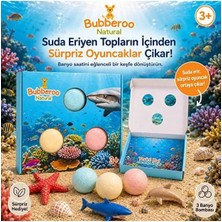 Macerası Sürpriz Oyuncaklı Banyo Topu Seti 3'lü | Çocuk Banyo Bombası | 3+ Yaş