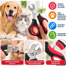 SBN - Store Büyük Irk Köpek Kedi Çelik Uçlu Evcil Hayvan Tırnak Makası Pati Bakım Aleti Ergonomik Kaymaz (Adet Fiyatıdır)