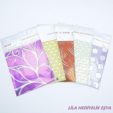 Bantlı Hediye Poşeti 7x9 cm Her Paket 100 Adet Takı Nişan Mevlüt Kına Poşeti Hediye Paketi