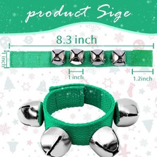 Adet Bilek Bandı Jingle Bells, 12 Renk Bilek Çanı Ayak Bileği Çanları, Band Bilek Çanları Bilezikler, Ritim Enstrümanı Perküsyon Partisi Favors Bileklik Zilleri, Jingle Bell Müzik Aletleri